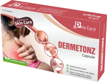 polcare dermetonz capsule, ayurvedic medicine, ayurvedic capsule, herbs, natural, ayurvedic skin care, relieve itching, itch relief, skin infection, skin care, best itch cream, itch cream, redness of skin, red skin, allergic skin
