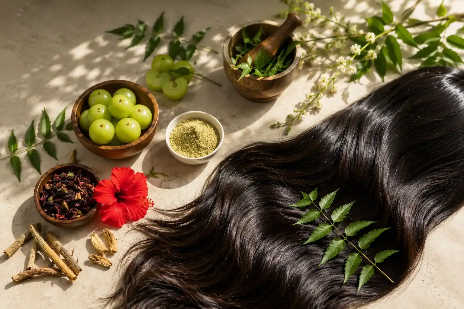 Ayurvedic Hair Care Medicine