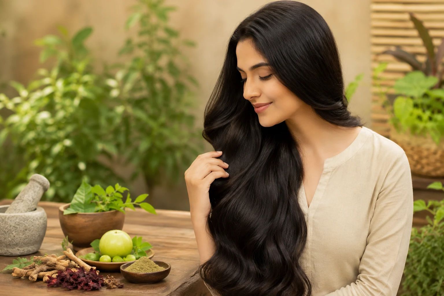 Ayurvedic Hair Care Medicine