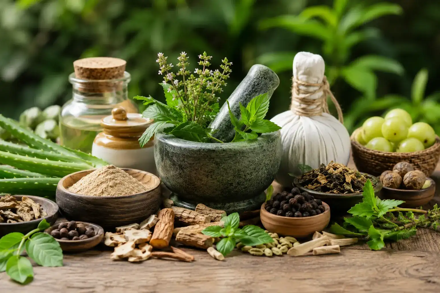 Top Natural Herbs Used by Ayurve