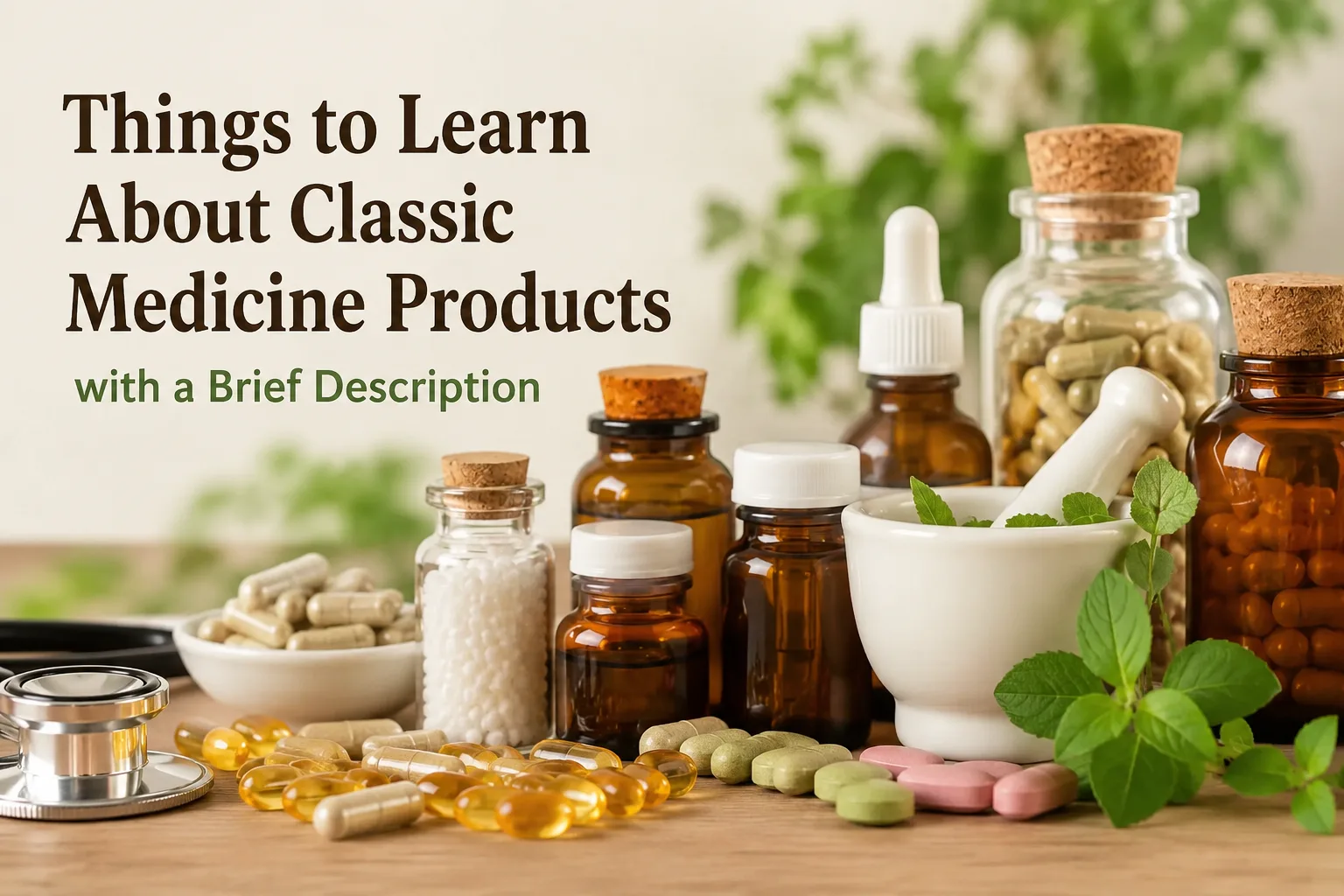 Classic Medicine Products Manufacturers