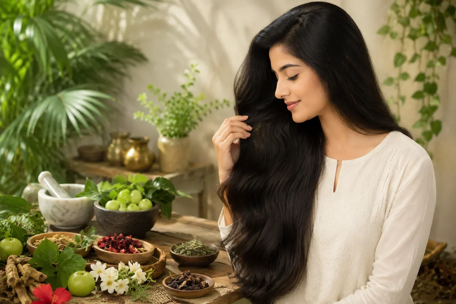 Ayurvedic Hair Care Medicine