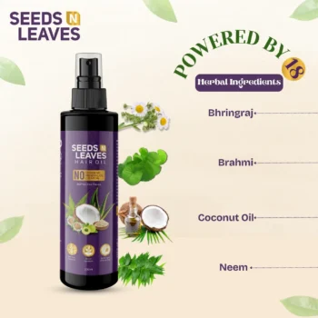 seed and leaves hair oil