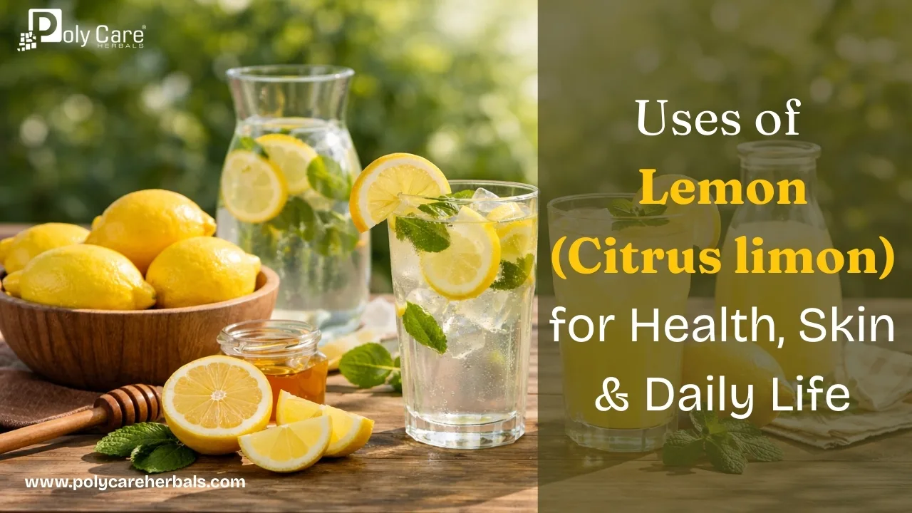 Uses of Lemon (Citrus limon)